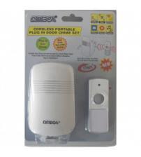 Omega 17621 Cordless Plug in Door Chime