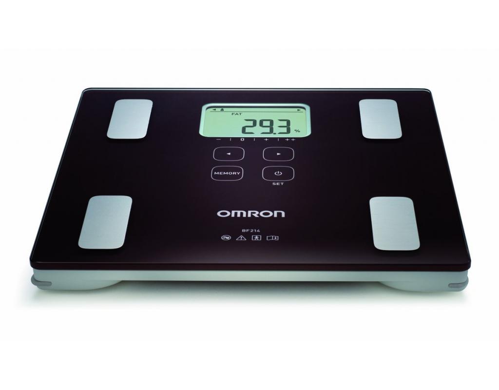 Omron BF214 Body Composition and Body Fat Monitor Bathroom Scale