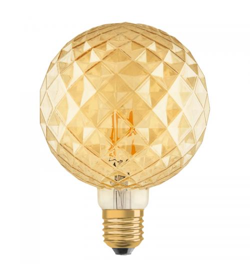 Osram LV092037 1906 LED 40W E27 Vintage Filament Gold Glass Pinecone ES Bulb