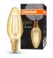 Osram LV293212 1906 LED 22W E14 Vintage Filament Gold Glass Candle SES Bulb
