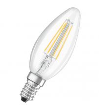 Osram LV330511 LED 40W Filament Clear Glass Candle SES Bulb - Twin Pack