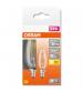 Osram LV330511 LED 40W Filament Clear Glass Candle SES Bulb - Twin Pack