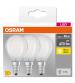 Osram LV819399 LED Frosted Filament 40W Mini Globe SES (E14) 3 PACK