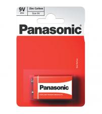 Panasonic 6F22R-1BP Zinc Carbon PP3 9V Size Batteries Carded 1