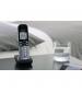 Panasonic KXTG6812EB Digital Cordless Telephone with White LED Display - Twin