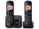 Panasonic KXTGC222EB Digital Cordless Answer Phone with Nuisance Calls Block Twin - Black