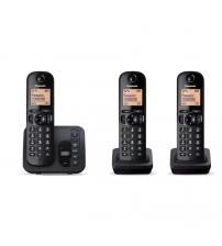 Panasonic KXTGC223EB Digital Cordless Answer Phone with Nuisance Calls Block - Triple
