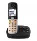 Panasonic KXTGU430EB Big Button Digital Cordless Telephone with Answering Machine - Single