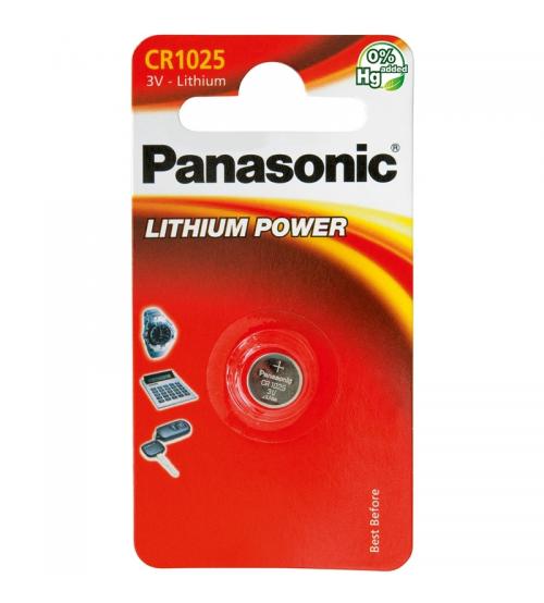 Panasonic CR1025-C1 3V Lithium Coin Cells Carded 1