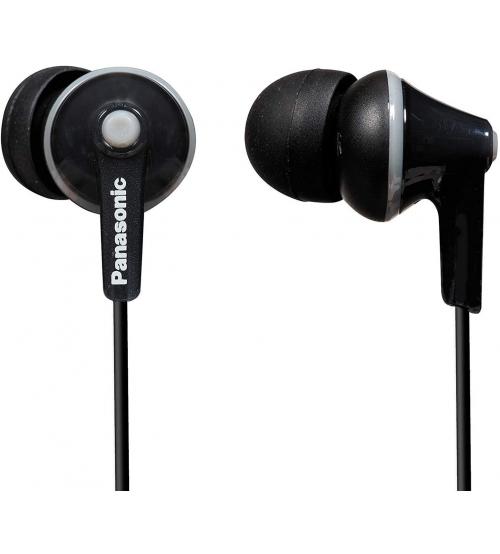 Panasonic RP-HJE125E-K Ergofit In Ear Earphones - Black