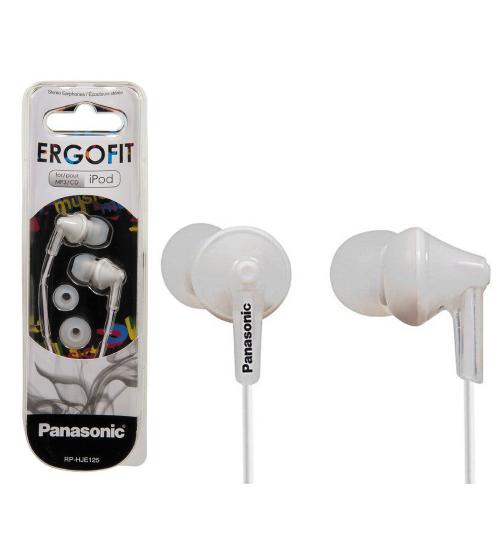 Panasonic RP-HJE125E-W In Ear Headphones - White