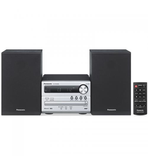 Panasonic SCPM250BEBS 20W Bluetooth Micro Hi-FI CD System with FM/ DAB Radio - Silver