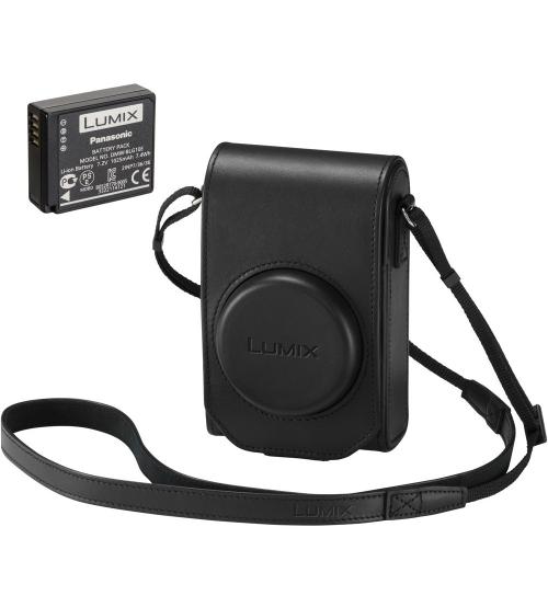 Panasonic TZ100KIT-LE-K Leather Case & Battery Accessory Kit