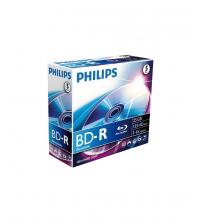 Philips PHIBD-R25GB5JC Blu-Ray Recordable 25GB 6x (Jewel Case Pack of 5)