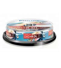 Philips PHIDVDPRDL10CB DVD+R 8.5GB DL 8x (Spindle of 10)