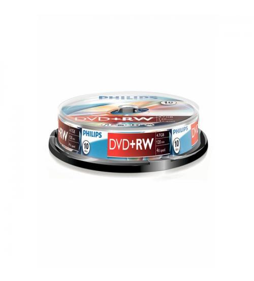 Philips PHIDVDPRW10CB DVD+RW 4.7GB 4x (Spindle of 10)