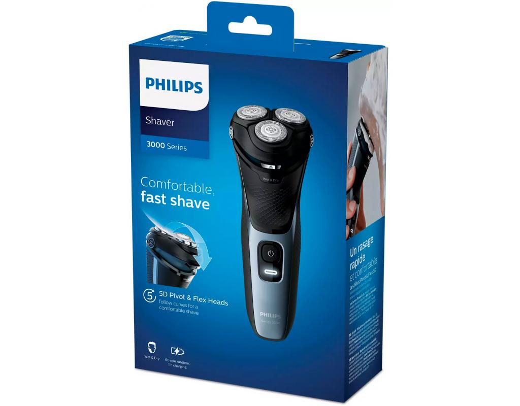 Philips S313351 Series 3000 Wet or Dry Electric Shaver