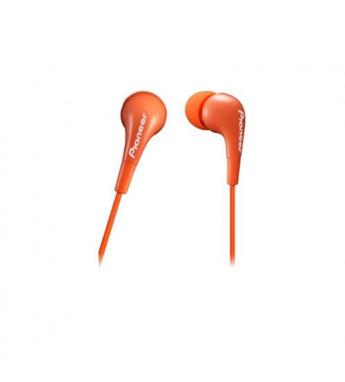 Pioneer SE-CL502-M Lightweight In-Ear Headphone - Orange
