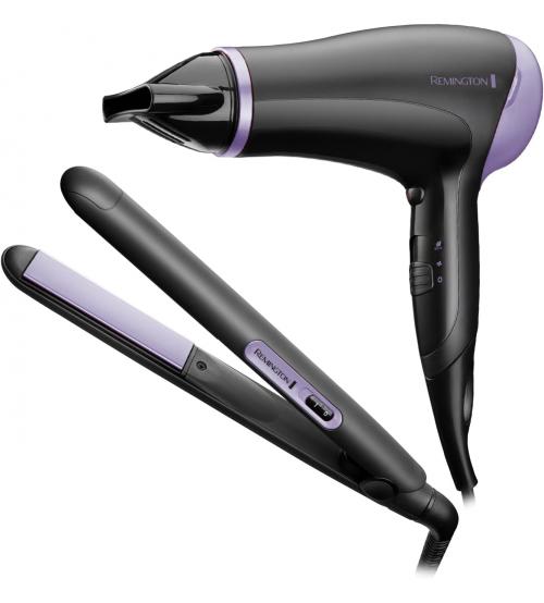 Remington D3016GP Style Essentials Hair Dryer & Straightener Gift Set