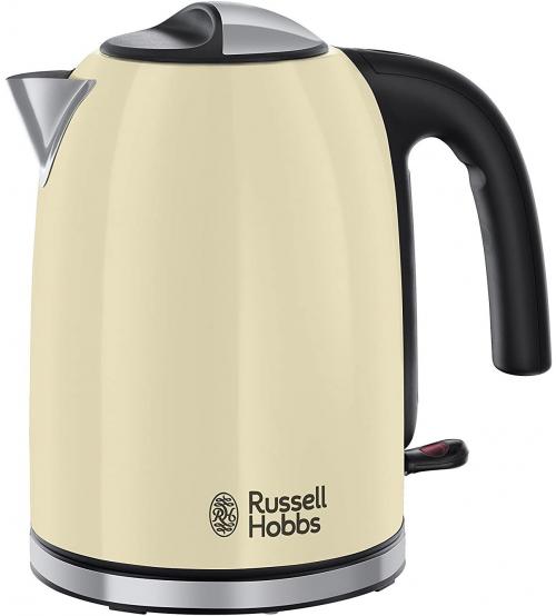 Russell Hobbs 20415 1.7 Litre Stainless Steel Colours Plus Kettle - Cream