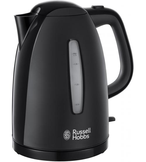 Russell Hobbs 21271 High Quality Texture Plastic 1.7 Litre Kettle 3000W - Black