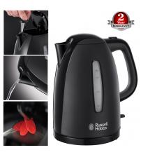 Russell Hobbs 21271 High Quality Texture Plastic 1.7 Litre Kettle 3000W - Black