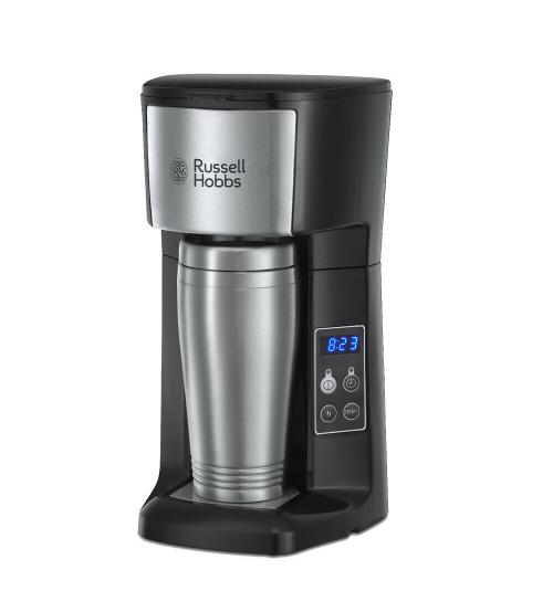 Russell Hobbs 22630 Brew and Go Coffee Machine Stainless Steel & Black Accents - New