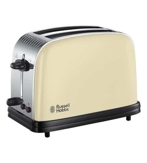 Russell Hobbs 23334 Colours Plus 2 Slice Toaster - Cream