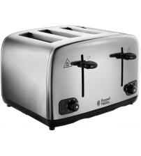 Russell Hobbs 24090 Adventure 4 Slice Toaster - Brushed Polished Stainless Steel