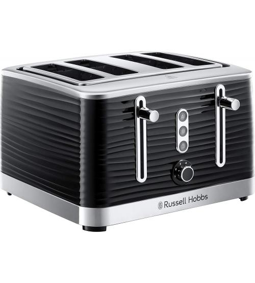 Russell Hobbs 24381 Inspire High Gloss 4 Slice Toaster - Black