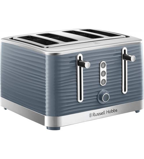 Russell Hobbs 24383 Inspire High Gloss 4 Slice Toaster - Grey
