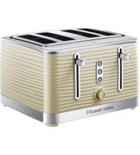 Russell Hobbs 24384 Inspire High Gloss 4 Slice Toaster - Cream
