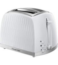 Russell Hobbs 26060 2 Slice Honeycomb Toaster - White