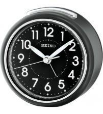 Seiko QHE125K Beep Alarm Clock with Snooze & Light - Black