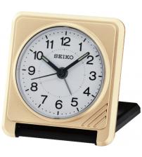 Seiko QHT015G Travel Alarm Clock - Gold