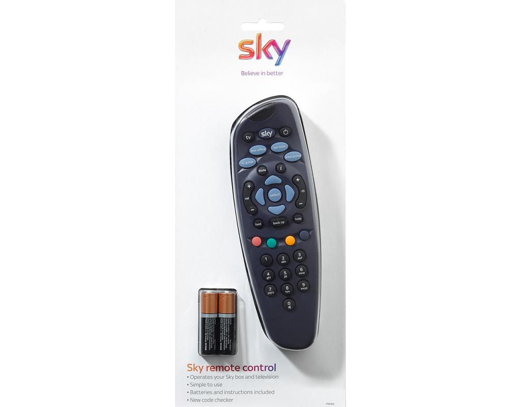 Sky SKY100 Sky Remote Control Black