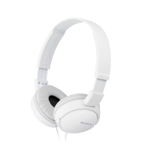 Sony MDR-ZX110W Lightweight Powerful Overhead Headphone - White