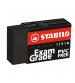Stabilo B-13630 Graphite Pencil and Sharpener with Eraser - Exam Grade - Pack of 4 - HB