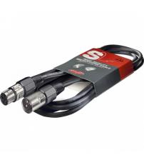 Stagg SMC3 High Quality Microphone Cable XLR Plug 3m - Black