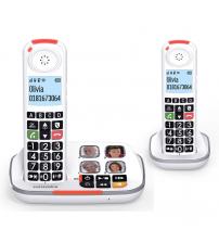 SwissVoice ATL1424010 Xtra 2335 Duo Digital Twin Cordless Telephone - White