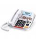 SwissVoice ATL1424034 Xtra 2335 Combo Amplified Corded Telephone & Additional Cordless Handset - White