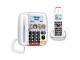 SwissVoice ATL1424034 Xtra 2335 Combo Amplified Corded Telephone & Additional Cordless Handset - White