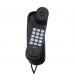 Tel-UK 18006 Vienna Wall Mountable Corded Analogue Landline Telephone - Black