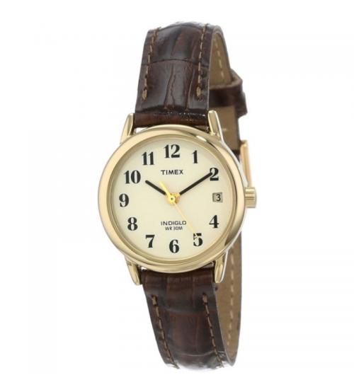 Timex T20071 Womens Leather Strap Analogue Watch