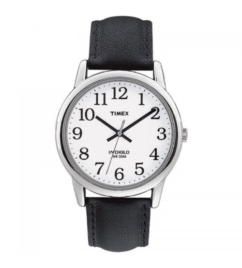 Timex T20501 Mens Easy Reader Watch - Black/Silver
