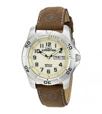 Timex T46681 Expedition Traditional Watch with Rugged Brown Strap