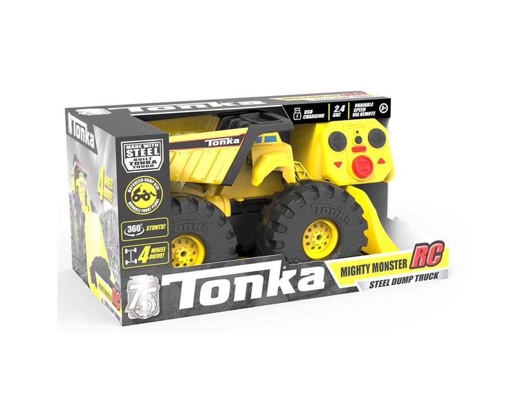 Tonka 06011 Mighty Monster Remote Control Steel Dump Truck
