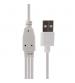 Urbanz INC-LC3-1-WH 3 in 1 USB Charging Cable 1M Lightning, 30 Pin & Micro USB - White