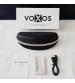 Voxos VXSA-BLA Bluetooth Bone Conduction Smart Glasses - Tinted