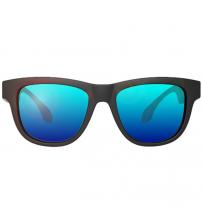 Voxos VXSA-BLU Bluetooth Bone Conduction Smart Glasses - Mirrored Blue